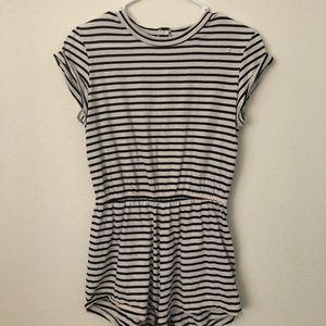 American Apparel striped romper.